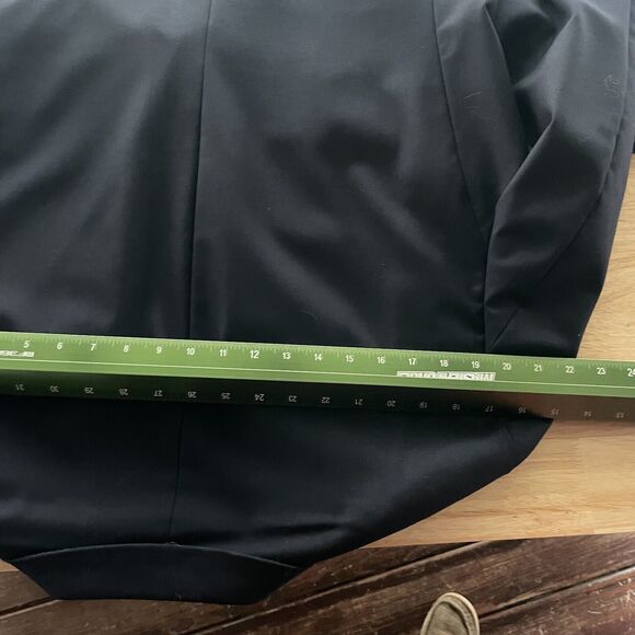 Lauren Ralph Lauren LRL Blazer Sport Coat Classic Navy Gold Buttons Wool 44R - Picture 11 of 12